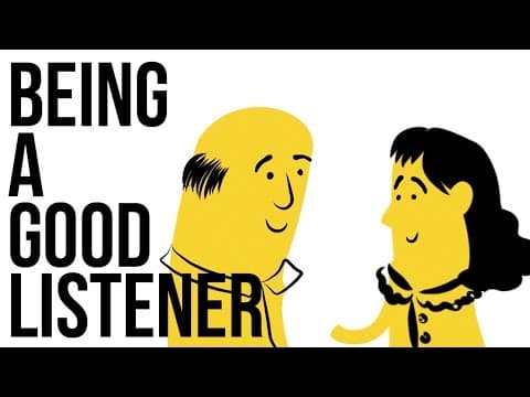 成為一個好的聆聽者的四大要素 (Being A Good Listener)