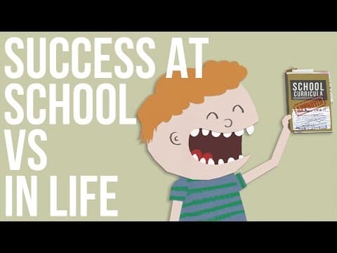 【The School of Life】功課不好等同失敗？學業或人生方面的成功 (Success at School vs Success in Life)