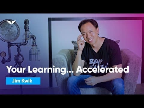 一網打盡！讓學習事半功倍的小妙招！(Speed Learning: Learn In Half The Time | Jim Kwik)