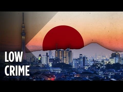 日本的犯罪率為什麼這麼低 (Why Japan's Crime Rate Is So Low)