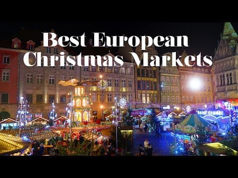 聖誕節來去歐洲！來看看這六個聖誕市集之最！ (Best Christmas Markets In Europe)