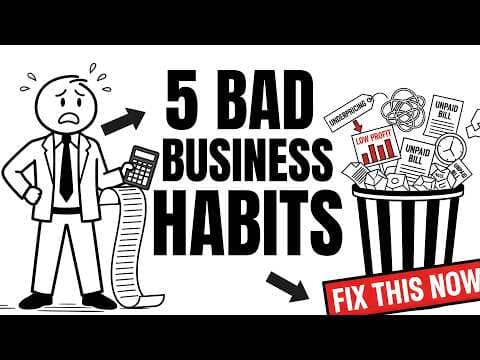 你的生意為什麼做不大？揭密 5 個拖垮企業發展的致命錯誤（5 Bad Business Habits Destroying Your GROWTH）