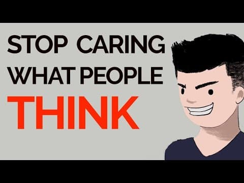 害怕別人嘲笑？教你一個不理會他人的方法！ (How To Stop Caring What People Think)