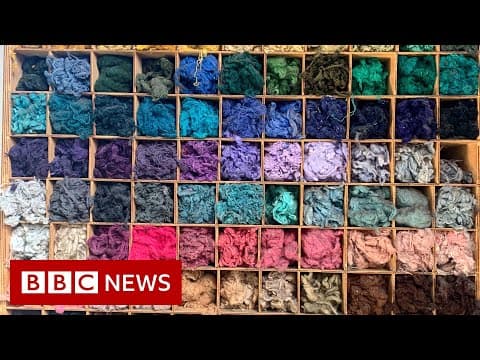 化腐朽為神奇！廢棄衣物垃圾變黃金 (Recycling fashion: The town turning waste into clothes- BBC News)