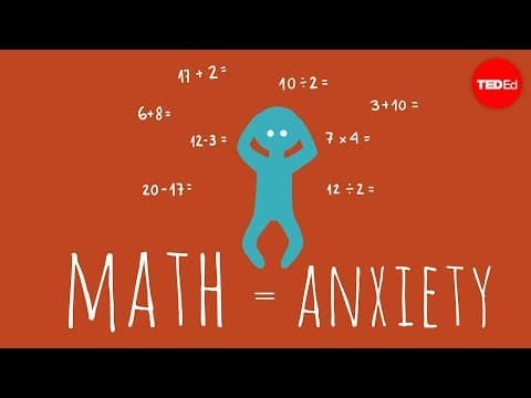 【TED-Ed】看到數學就全身發抖⋯⋯你也有數學焦慮症嗎？ (Why do people get so anxious about math? - Orly Rubinsten)