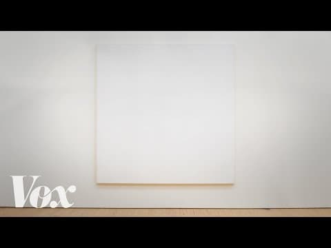 你懂藝術嗎？要價二億的畫作居然是全白的？！(Why these all-white paintings are in museums and mine aren't)