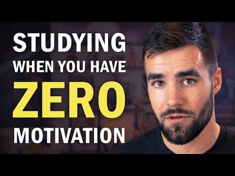沒動力讀書怎麼辦？ (How to Make Yourself Study When You Have ZERO Motivation)