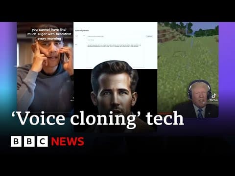 是好還是壞？語音複製技術對社會帶來的意義為何？ (What could ‘voice cloning’ technology mean for society? - BBC News)