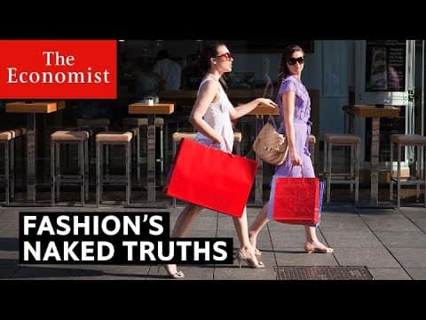 買下一件新衣服，對環境傷害有多大？ (Fashion's naked truths | The Economist)