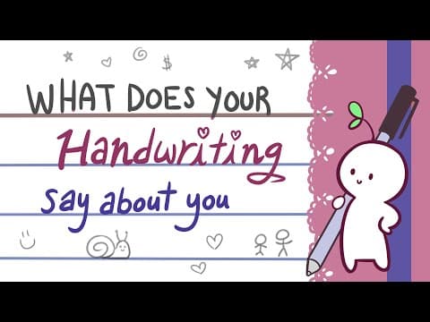 字如其人？一起揭曉你的筆跡透露了你哪些特質 (What Does Your Handwriting Say About You?)