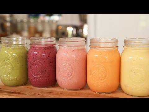 5 種健康早餐奶昔 (5 Healthy Breakfast Smoothies!)