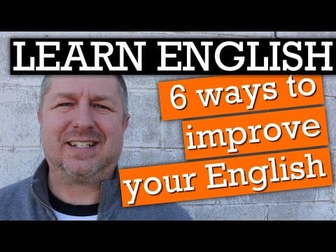 六個快速提升英文能力的技巧！(How to Improve Your English Quickly - 6 Tips)