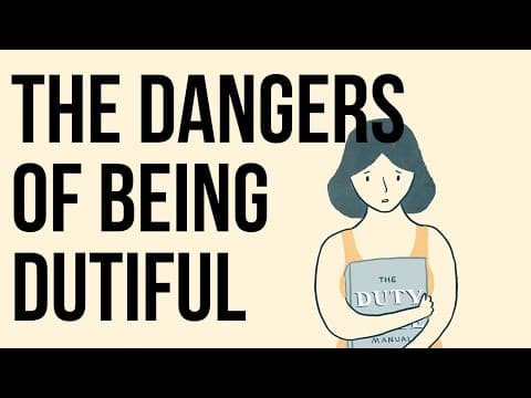 "負責"是一件危險的事 (The Dangers Of Being Dutiful)