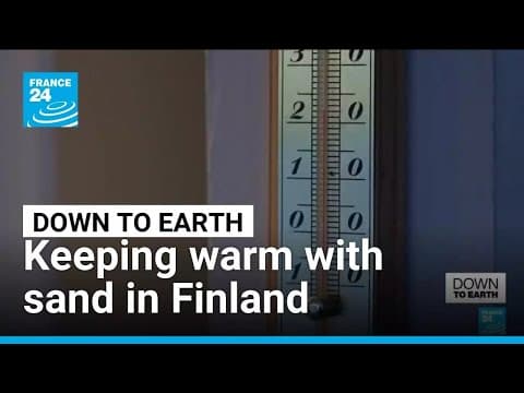 我們怕電費高不敢開暖氣，芬蘭卻靠「沙子電池」過暖冬？！ (Freezing cold? This town in Finland is keeping warm with sand • FRANCE 24 English)