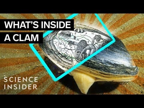 【動物】愛吃蛤仔嗎？來看看蛤蠣殼內的秘密 (What's Inside A Clam?)