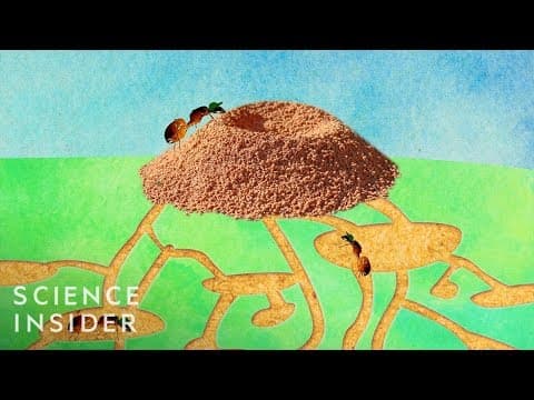 隨處可見的蟻丘底下到底藏著什麼？ (What's Inside An Anthill?)