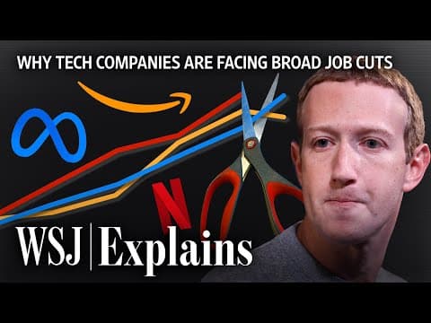 科技公司裁員潮湧現，看似大成功的公司為何也難逃此劫？（Amazon, Meta, Netflix: Why Big Tech Is Facing Massive Layoffs | WSJ）