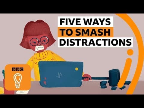 容易分心又專注力不足嗎？五妙招讓你一天當兩天用！ (Five ways to stop getting distracted | BBC Ideas)