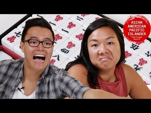 亞裔美國人，挑戰打麻將！ (Asian-Americans Learn To Play Mahjong)