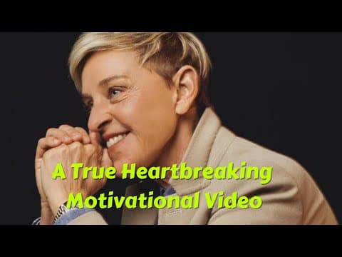 【艾倫秀】名主持人 Ellen 鮮為人知的黑暗面 (Story of Ellen DeGeneres | A Heartbreaking Motivational Video)
