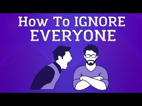 如何不被他人想法影響 (How To Ignore People (Animated))