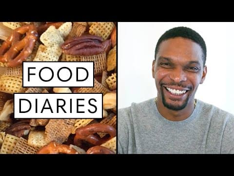 NBA名人堂成員「龍王」克里斯·波什一天都吃哪些東西！ (Everything NBA Hall of Famer Chris Bosh Eats in a Day | Food Diaries: Bite Size | Harper’s BAZAAR)