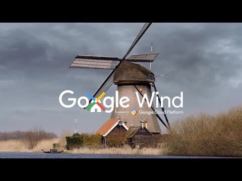 Google Wind 全新科技讓天氣變好不再下雨！ (Introducing Google Wind)