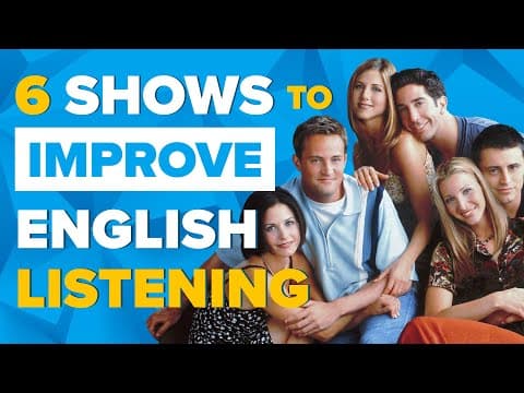正在學英文嗎？推薦六個可以讓你英文能力提升的美劇！(6 BEST TV Shows to Improve Your English (listening fluency))