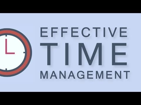 讓你的時間發揮價值！如何做好時間管理？ (Tips for Effective Time Management)