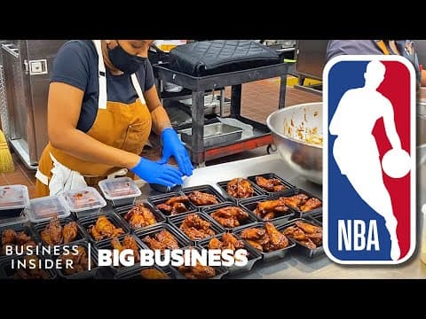 一週四千頓飯？！疫情下的 NBA 御用廚師是怎麼料理的！（How Chefs In The NBA Bubble Make 4,000 Meals A Week | Big Business）