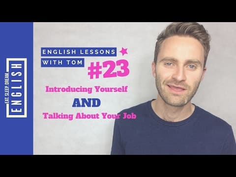 還在用老套的自我介紹嗎？！教你如何讓自介聽起來更道地！(Introducing Yourself and Talking About Your Job | English Lesson)