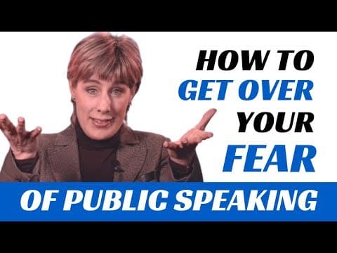 如何克服對公開演講的恐懼感 (How to Get Over Your Fear of Public Speaking)