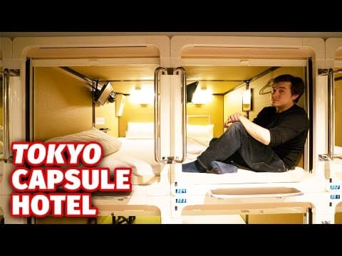 體驗東京膠囊旅館 (Staying at a Tokyo Capsule Hotel)