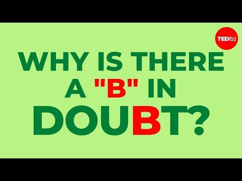 爲什麽doubt裡有個「b」?