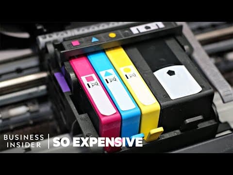 比人血和香檳王還貴！？印表機墨水到底為什麼這麼貴！ (Why Printer Ink Is So Expensive | So Expensive)