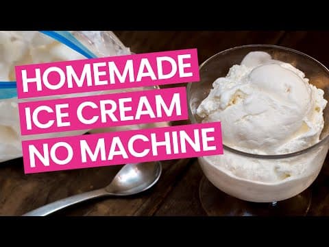 夏天就是要吃冰啊！想知道怎麼自製冰淇淋嗎？ (Homemade Ice Cream in 5 Minutes)