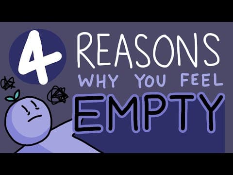 感到空虛且生活失去方向？不用擔心你並不孤單！ (4 Reason Why You Feel Empty)