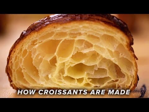 紐約可頌大師教你怎麼做出美味可頌！ (How Croissants Are Made)