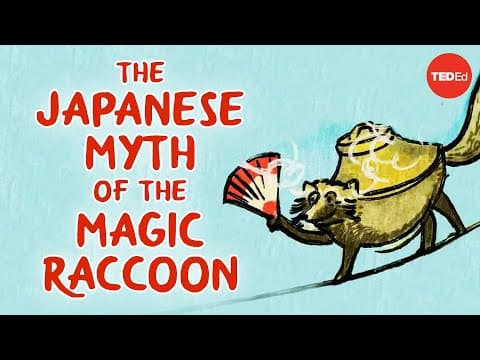 圓滾滾胖嘟嘟的日本狸貓其實是搗蛋的化身？！ (The Japanese myth of the trickster raccoon - Iseult Gillespie)