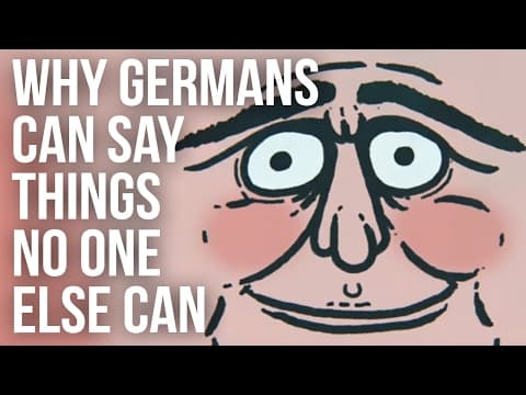 好神奇！為什麼德文可以解釋我們難以言喻的心情？ (Why Germans Can Say Things No One Else Can)
