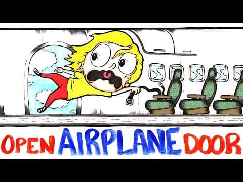 飛機恐慌！機艙門在高空打開怎麼辦？ (What If Your Airplane Door Burst Open Mid-Flight?)