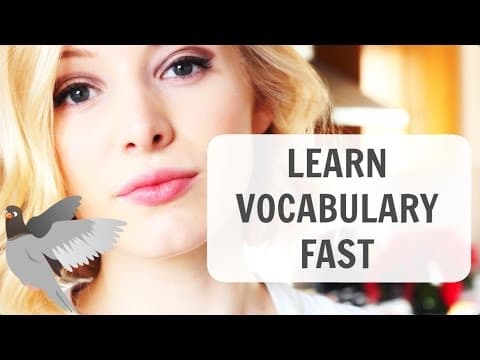 擴增詞彙的全新方法！開始用外語思考！ (How to learn and remember vocabulary)