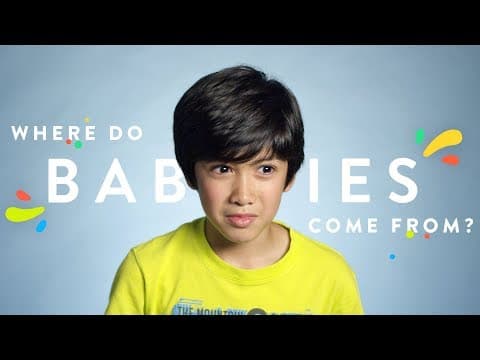 可愛又爆笑的訪問：「你知道寶寶怎麼來的嗎？」(100 Kids: Where Do Babies Come From? | 100 Kids | HiHo Kids)
