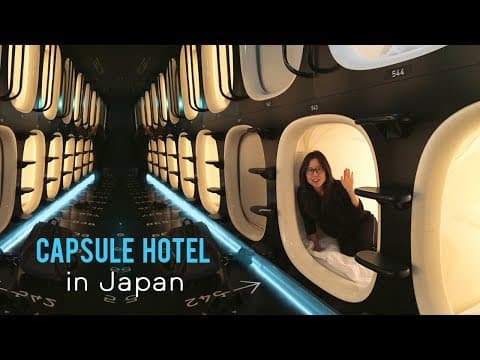 東京：五臟俱全的膠囊旅館初體驗！鄰居放屁也聽得到嗎？！(Tokyo Capsule Hotel Tour)