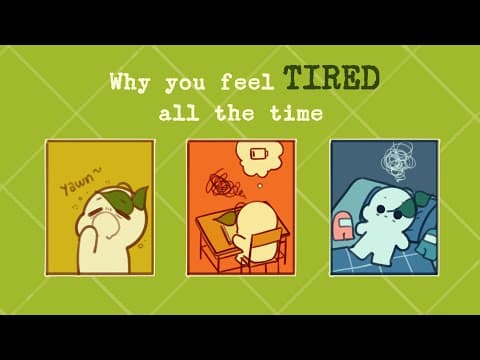你的累不是累，六點幫你了解疲倦根源！（Why You Feel Tired All The Time）