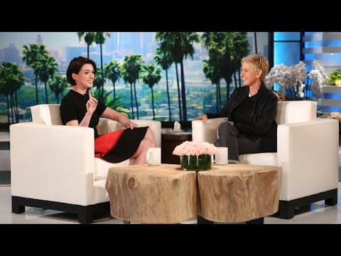 【艾倫秀】安海瑟威如何看待自己被霸凌 (Anne Hathaway on Her Bullies) 