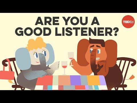 想當個優秀的傾聽者嗎？這四件事你一定要知道！ (4 things all great listeners know)
