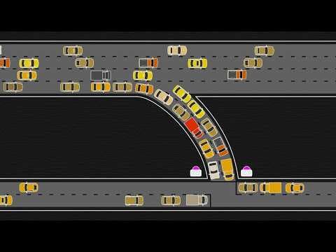 最討厭塞車！到底塞車是從哪台車開始的呢？ (The Simple Solution to Traffic)