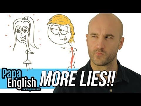 各種說謊相關單字！快來看看怎麼說 (More LIES!!! - English vocabulary about Lying)