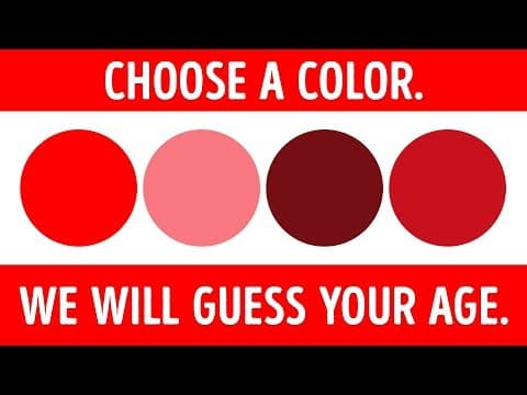 準備好做個顏色的心理測驗了嗎？從中可以看出你的心智年齡 (A Color Test That Can Tell Your Mental Age)